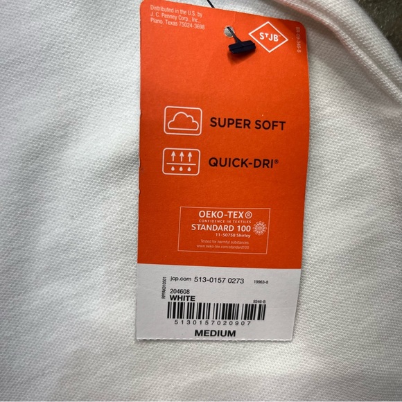 St. John’s Bay Performance Comfort Flex Quick-Dri Polo - Picture 6 of 12